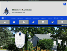 Tablet Screenshot of hampsteadacademy.org
